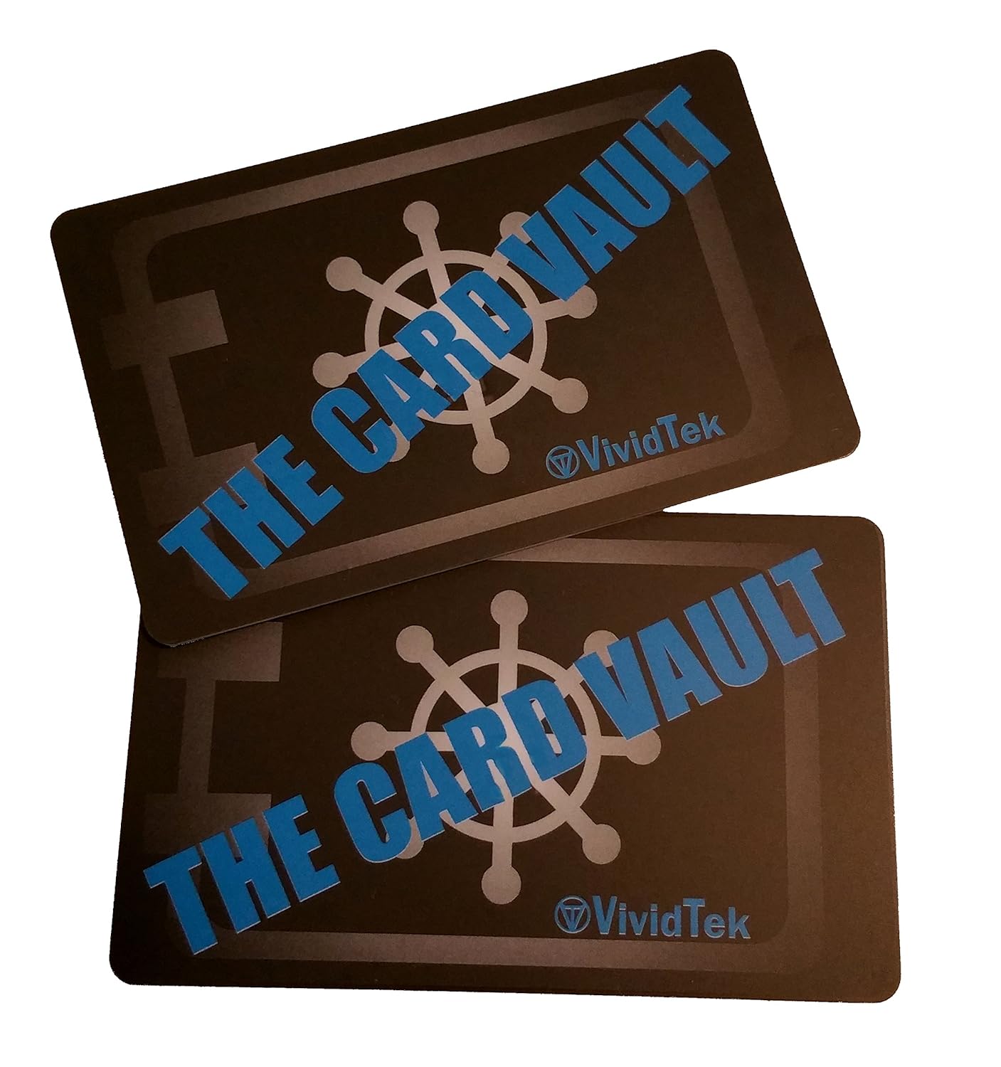 RFID Blocking Cards (2 pack) by THE CARD VAULT Protect Credit and Debit Cards With RFID Chip From Identity Theft, Skimmers and Hackers