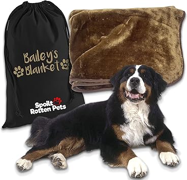 personalised dog blankets