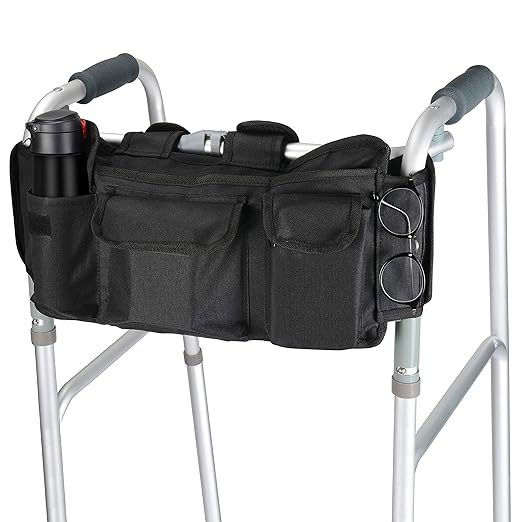 SupreGear Walker Bag, High Quality Folding Walker Basket Organizer