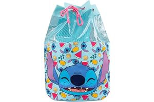 Disney Lilo and Stitch Swim Bag | Stitch Backpacks | Girls Swim Bag | Blue One Size