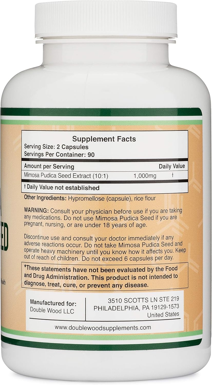 Mimosa Pudica Plant Seed 180Capsules For Digestive Health Mimosa Pudica Plant Seed 180Capsules For Digestive Health