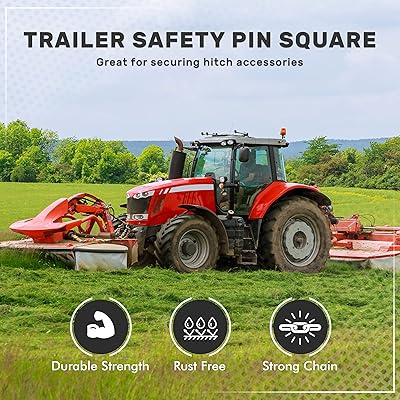Buy Goreks Trailer Safety Coupler Pin Square Pto Pin Inch Shaft Locking Pin For Farm Trailers Wagons Lawn Hitches And Garden Pack Of 4 Online In Indonesia B093x1mqvt