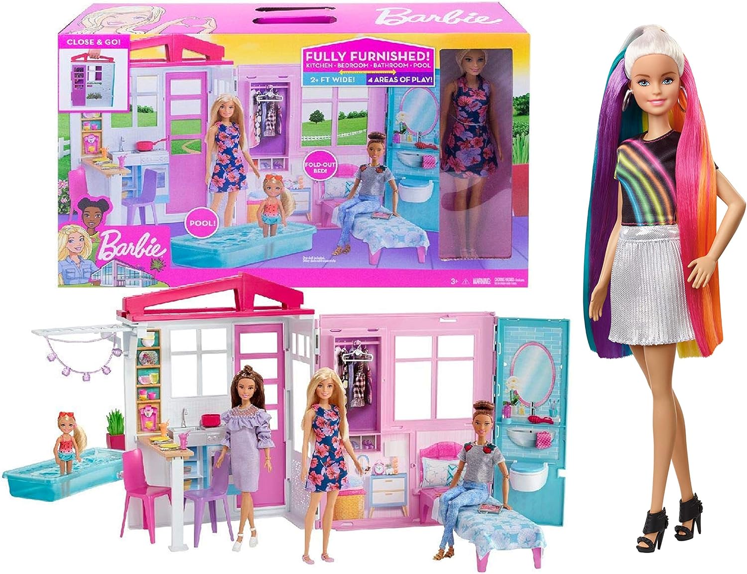barbie ड ल ह उस प ल स ट amazon in ख ल न और ग म