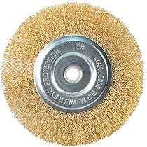 Brosse En Fil D'acier Inoxydable De 12,7 Cm Pour Meuleuse D'établi