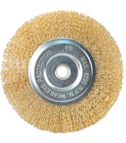 Faithfull FAIWBHANDS Brosse Métallique Rouge En Acier - [Product Type