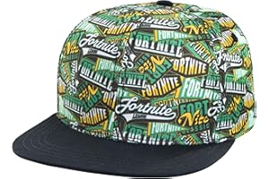 Fortnite Baseball Cap for Boys, Quality Made Boys Hat and Fitted Cap, Flatbrim Baseball Hat with Sleek Design