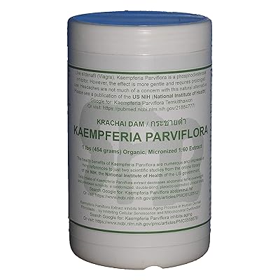 Kaempferia Parviflora, Krachai Dam, Black Ginger Extract, 1 lbs (454 Grams) for a Tongkat Ali Stack