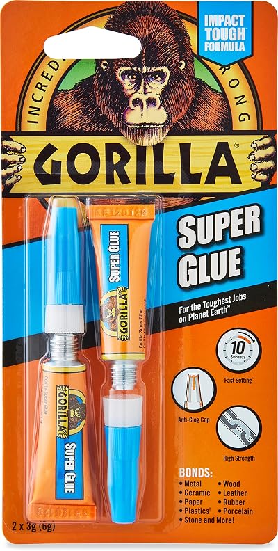 Gorilla Super Glue 3g Pack of 2 Brand Gorilla 3 g Adhesive