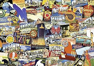 Ravensburger Road Trip USA 1000 Piece Jigsaw Puzzle for Adults – Every Piece is Unique, Softclick Technology Means Pieces Fit Together Perfectly