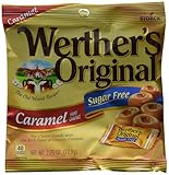 Werther's Original Hard Candy, Caramel Sugar Free, 2.75-Ounce Bags (Pack of 12)
