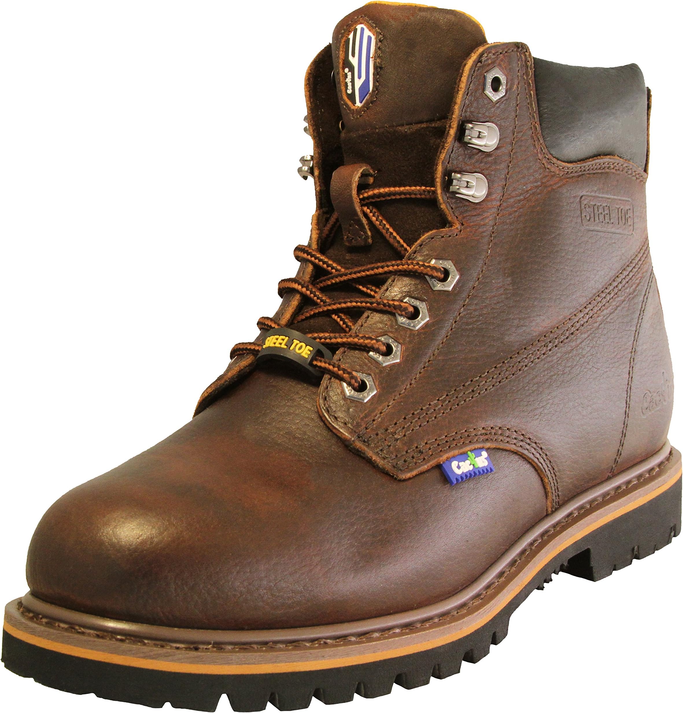 Cactus Men's 6" 627S Dark Brown Steel-Toe Boot