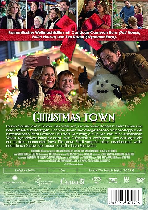 Christmas Town 14 Marchenhafte Weihnachtstage Amazon De Candace Cameron Bure Tim Rozon Beth Broderick David Weaver Candace Cameron Bure Tim Rozon Dvd Blu Ray