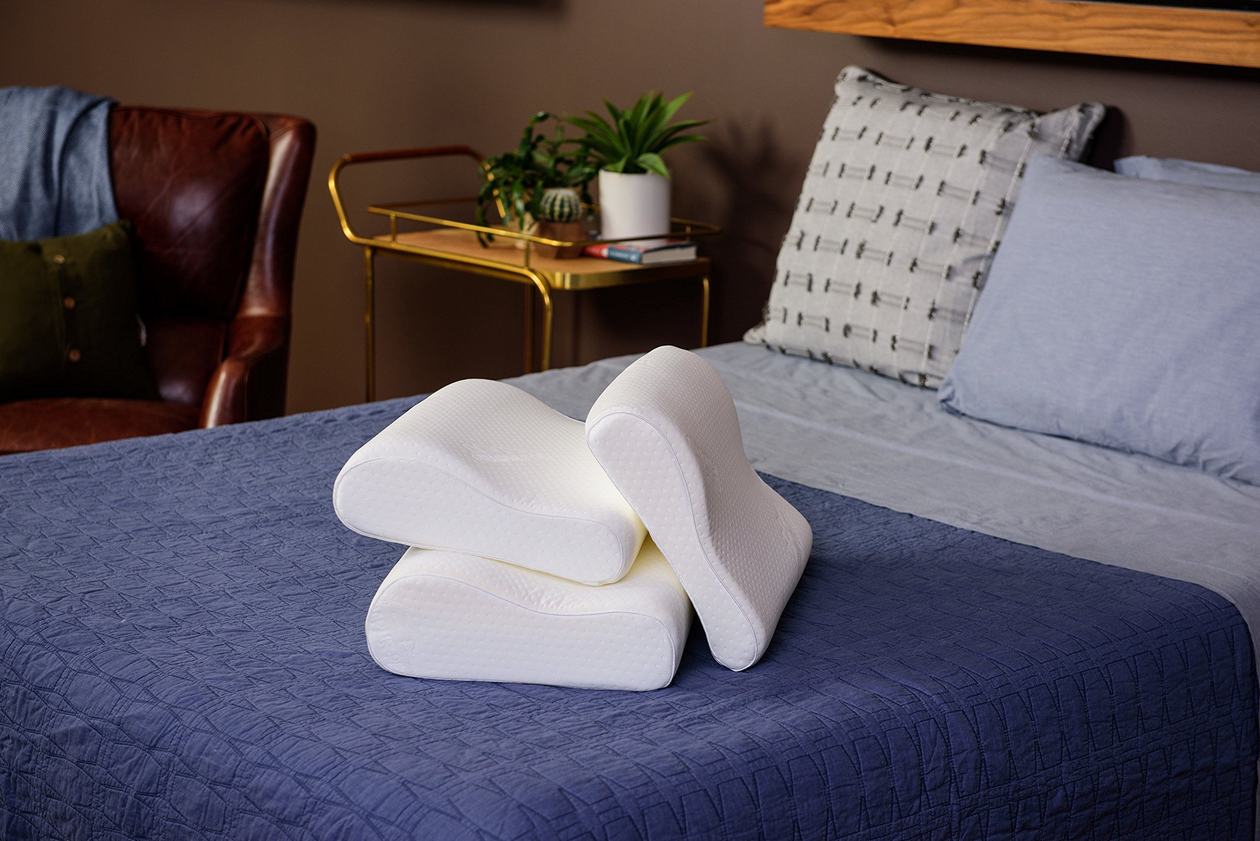 Tempur Pedic Neck Pillow Firm Feel Ergonomic Design Small