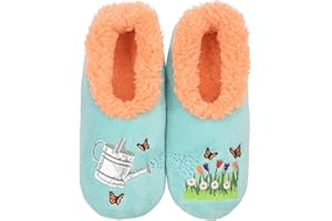 Snoozies Pairable Slipper Socks - Funny House Slippers for Women, Non-Slip Fuzzy Slipper Socks