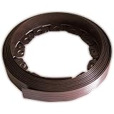 10m Bordura semplice in Acciaio Corten 20cm x 1mm con fori e picchetti