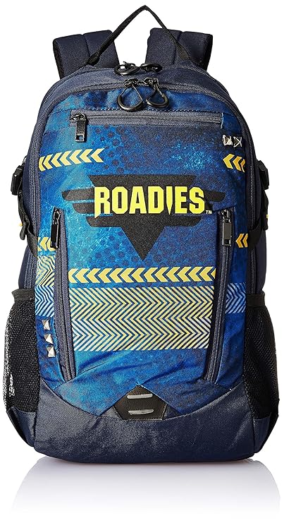 Roadies By The Vertical Hyper Polyester 21 Ltrs Navy Laptop Backpack (8903496093926)