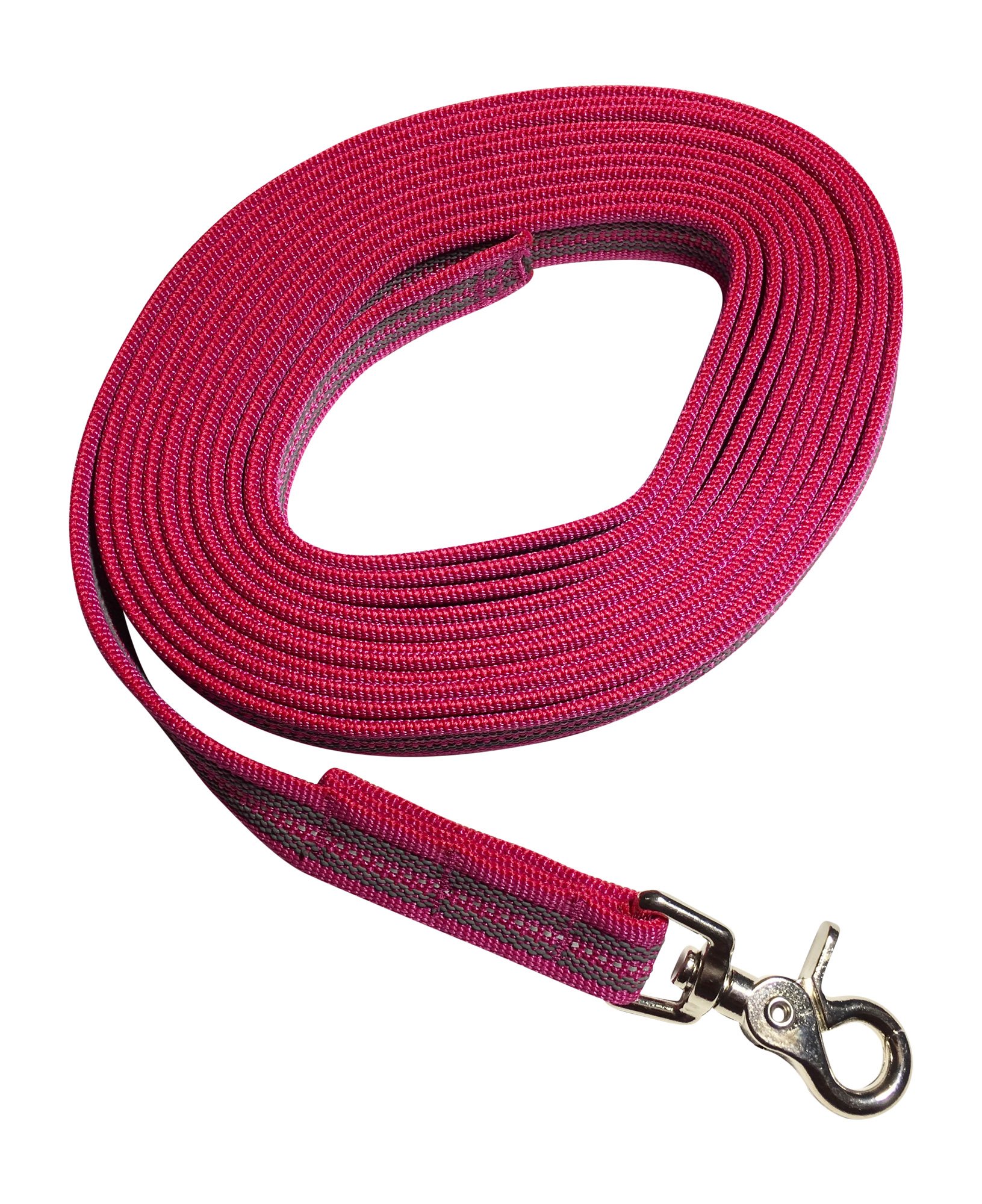 DOGS and MORE – Tracking / Training / Recall Leash = > 5 m with RUBBER and REFLECTIVE treads (w/o hand loop)