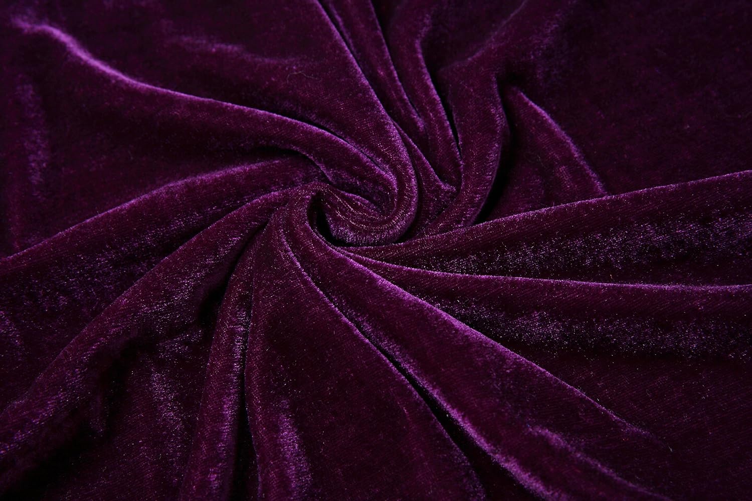 VGLOOK Full Length Hooded Cloak Unisex Adult Velvet Cape Cosplay Costumes 59" Purple, 150cm / 59inch - Image 4