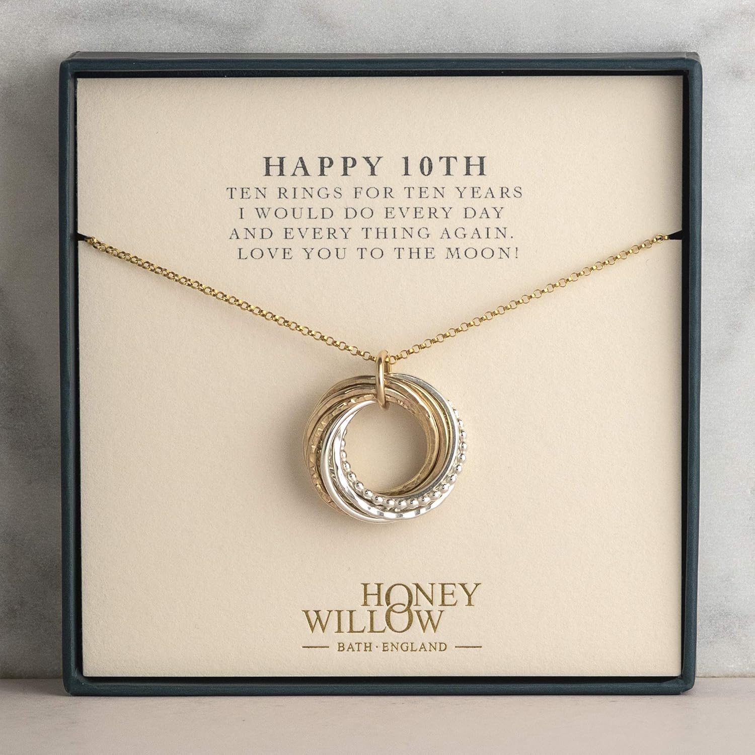 10th Anniversary Gold and Silver 