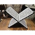 Egyptian Handmade Islamic Muslim Quran Holder Stand Beech Wood Inlaid Mother of Pearl 16.8" M01