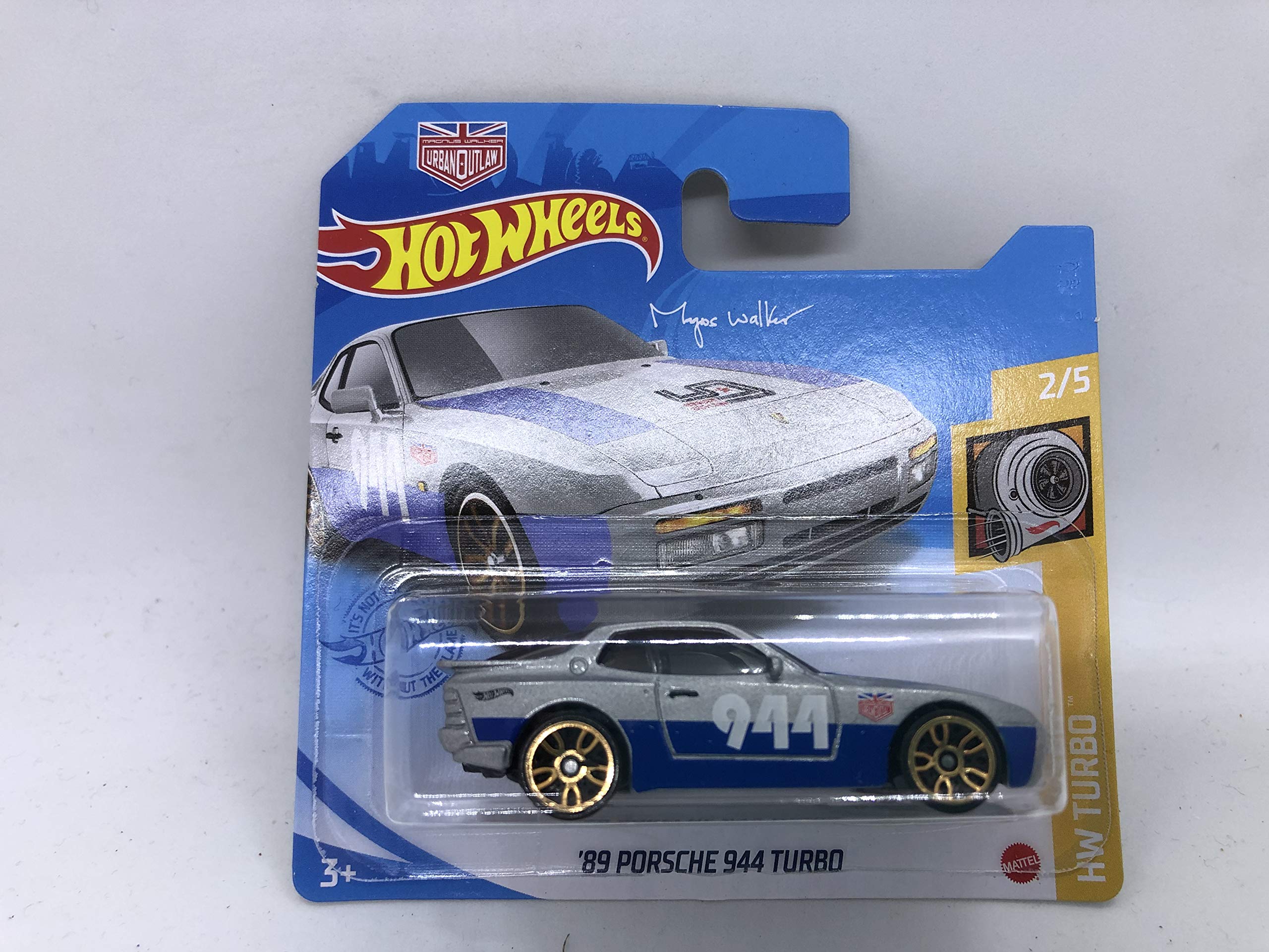 Hot Wheels 2021 89 Porsche 944 Turbo 2/5 HW Turbo 45/250 (Short Card) Magnus Walker