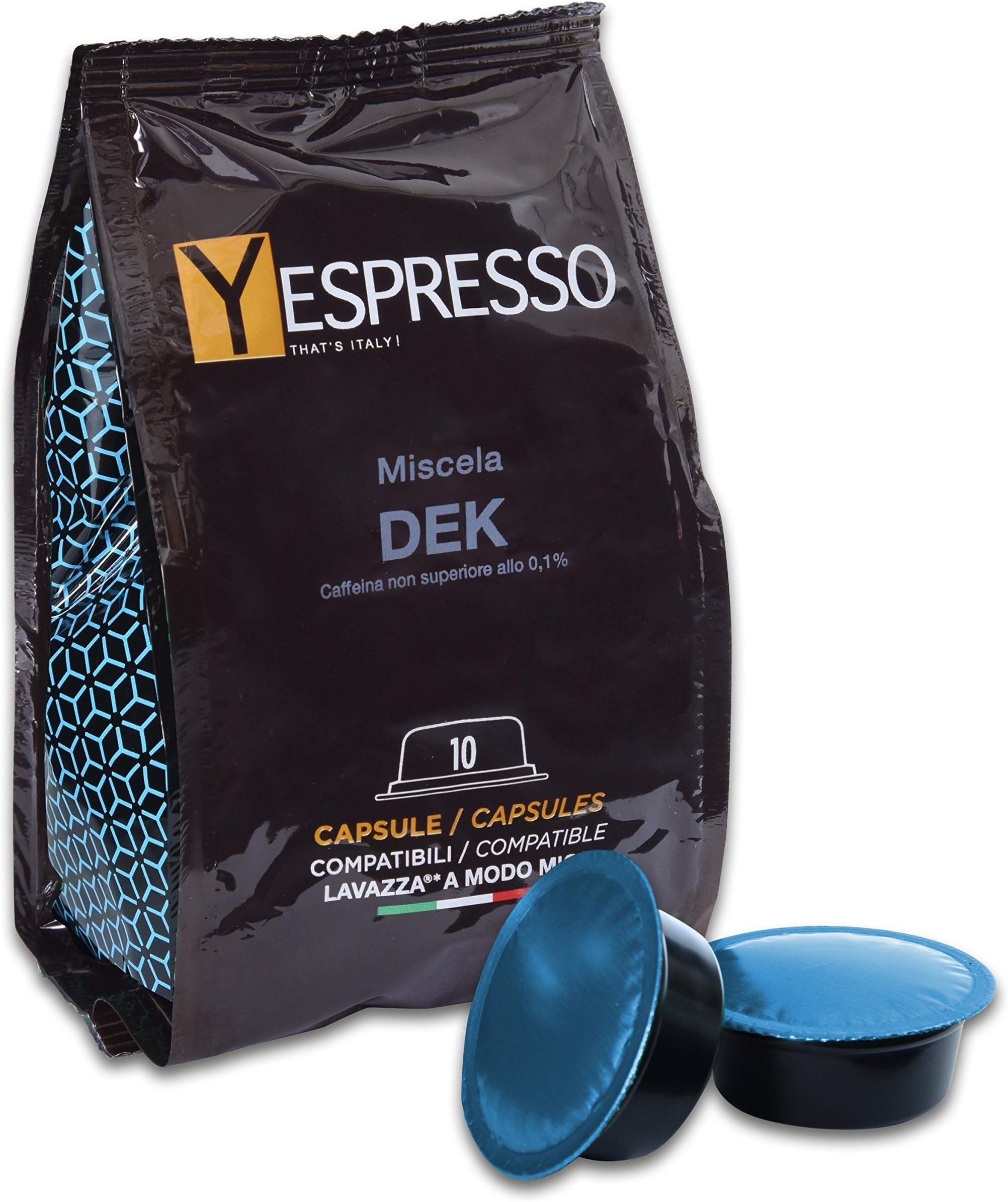50 COMPATIBLE CAPSULES LAVAZZA A MODO MIO – DECAFFEINATO