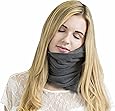 Trtl Pillow - Scientifically Proven Super Soft Neck Support Travel Pillow – Machine Washable Grey.