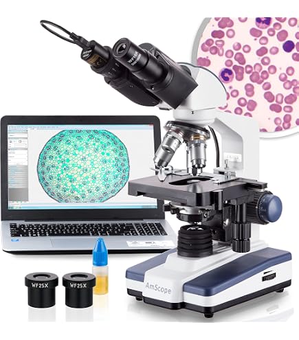 AmScope SM-1BX-RL Professional Stereo Zoom Microscope - 3.5X-45X ...