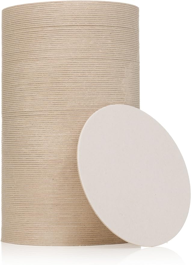 Plain White Coasters, 125 Round Amazon.ca Home & Kitchen