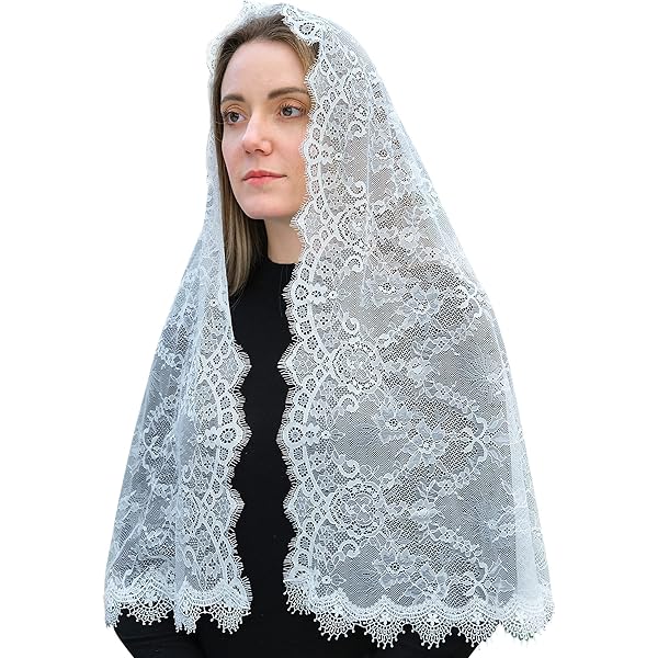 Mantillas Españolas Velo De Encaje Negro Español Para Iglesia