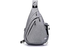 TurnWay Water-Proof Sling bag/Crossbody Backpack/Shoulder Bag with USB Charging Port for Travel, Hiking, Cycling, Camping