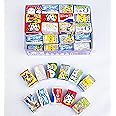 Japanese Various Bubble Chewing Gum Assorted Set, 60 Pieces,12.7oz, Kawaii Labels, Multiple Flavors, Yogurt, cola, soda, pineapple, strawberry, grape flavors, Japanese Candy Dagashi Box