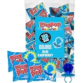 Ring Pop Blue Raspberry Halloween Lollipop, 30 Count, Bulk Party Favors | Blue raspberry Halloween lollipops, individually wrapped, in bulk, plus gender reveal parties and bachelorettes