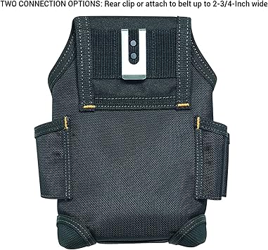 DEWALT DG5103 Small Durable Maintenance and Electrician's Pouch with Pockets for Tools, Flashlight, Keys