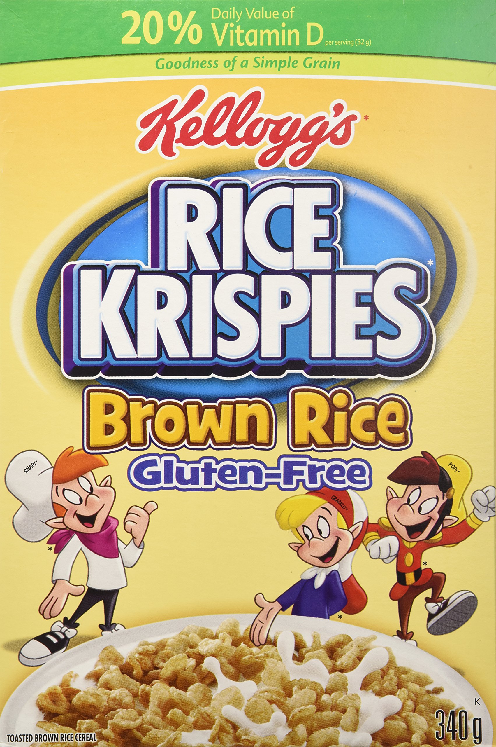 \Kellogg's Rice Krispies Gluten Free Cereal, Whole Grain