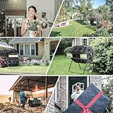 SQUEEZE master 160L Dual Chamber Tumbling Composter Green with Thermometer view 5