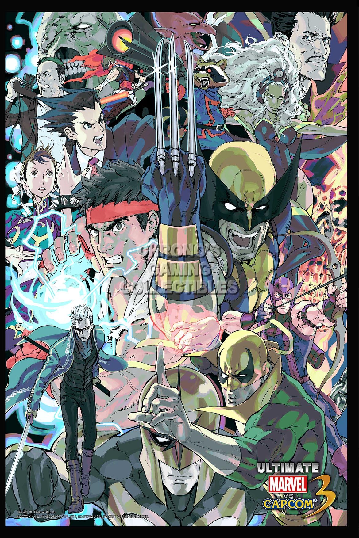 PrimePoster - Ultimate Marvel VS Capcom 3 Fate of Two Worlds Poster Glossy Finish Made in USA - YEXT347 (24" x 36" (61cm x 91.5cm))