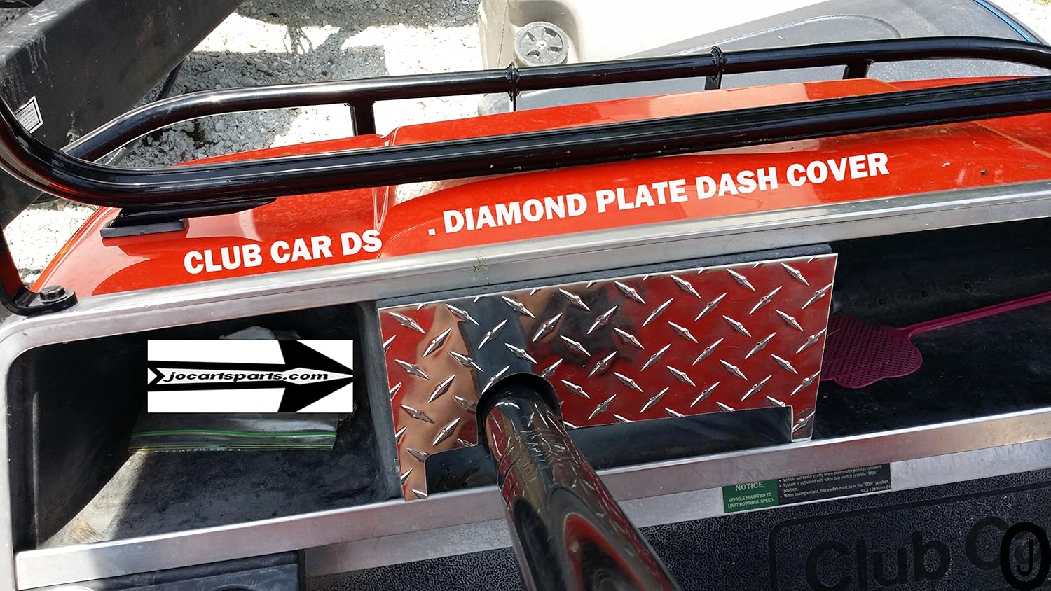 Club Car Ds Golf Cart Diamond Plate Dash Cover