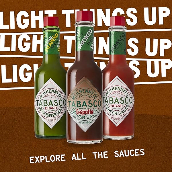 TABASCO® BRAND CHIPOTLE PEPPER SAUCE, MEDIUM HOT SAUCE, SINGLE-SERVE HOT SAUCE PACKETS, SMOKY & SMOOTH, EASY FOR ON-THE-GO, GREAT FOR TRAVEL, MEAT & MORE, 0.1 OZ (PACK OF 200)