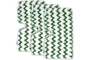 Magicmops 3 Pack Replacement Washable Microfiber Mop Pads Compatible with Shark Steam Pocket Mops S3500 Series S3501 S3601 S3550 S3901 S3801 SE450 S3801CO S3601D, Green, Washable & Reusable …