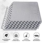 ComFy Mat 24x24 Gym Flooring Interlocking EVA Tiles 6 pcs Grey view 2
