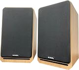 Roxel RBS 300 Passive Bookshelf Speaker Oak Wood 4in Carbon Fibre Woofer 1in view 5