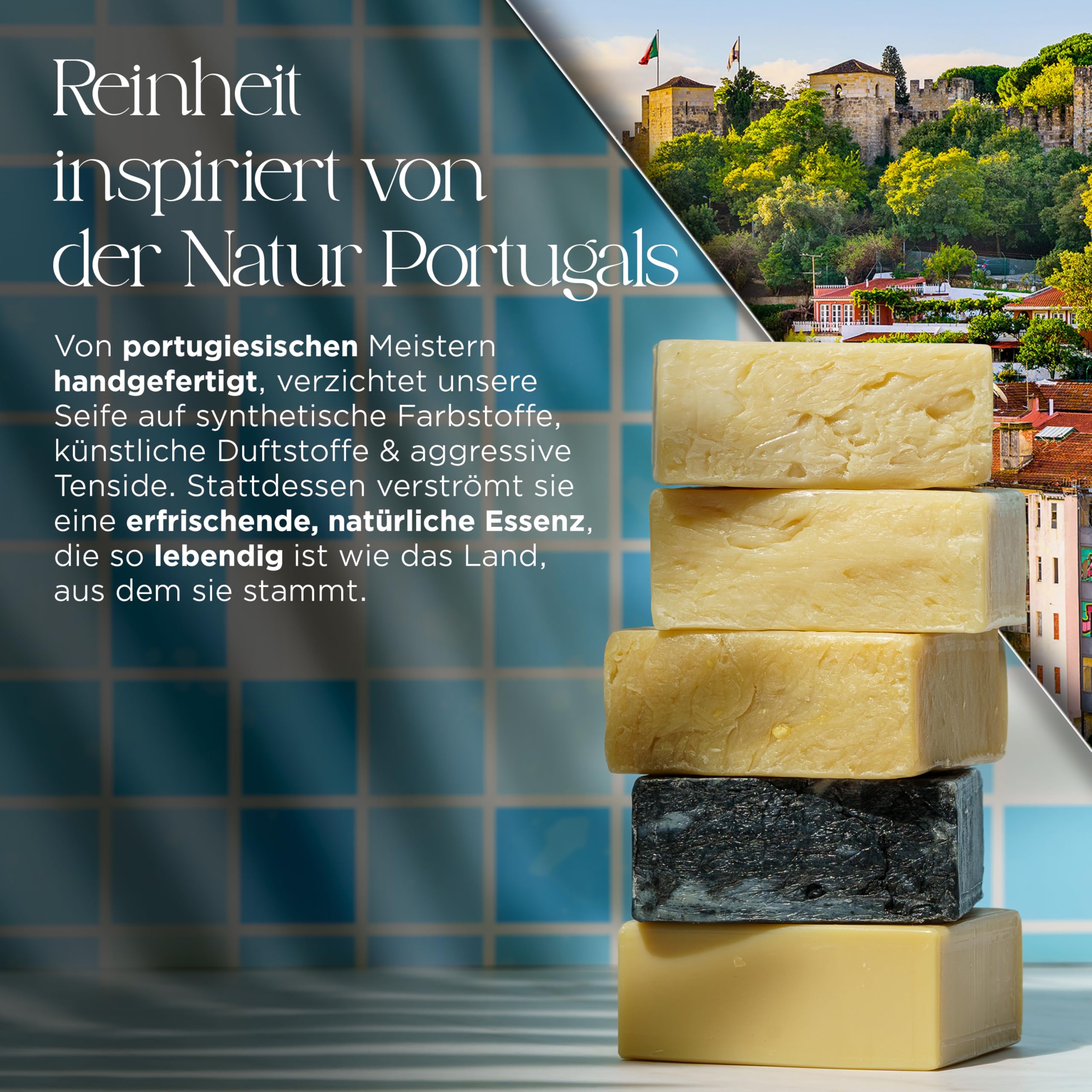 Live By Eco Schwarze Seife - Aktivkohle Seife gegen fettige Haut - Kohlen Seife als Porenreiniger - entgiftende feste Seife - Black Bar Soap handgemachte Naturseife - Gesichtsreinigung vegan - 100g 7
