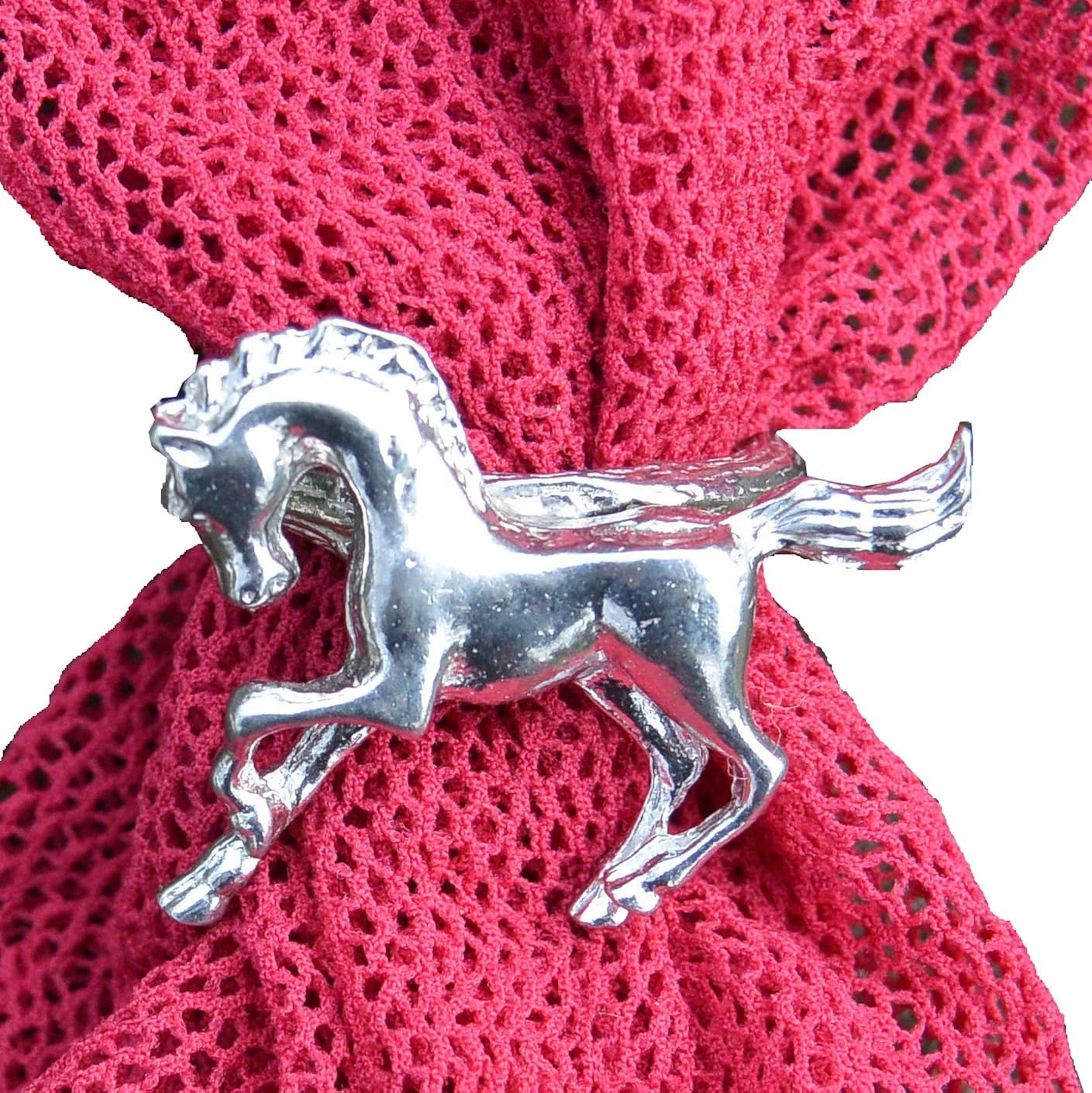Horse Jewellery Equestrian Scarf Ring Handmade Horse Scarf Ring by