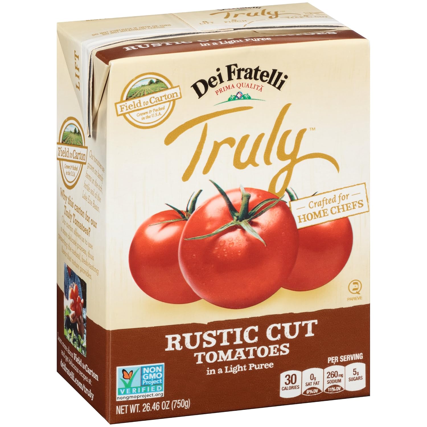 Dei fratelli rustic cut tomatoes 26.46oz (070900603007)