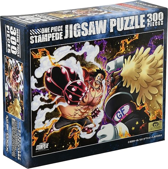 Amazon エンスカイ 300ピース ジグソーパズル 劇場版 One Piece Stampede ルフィvsバレット 26x38cm ジグソーパズル おもちゃ