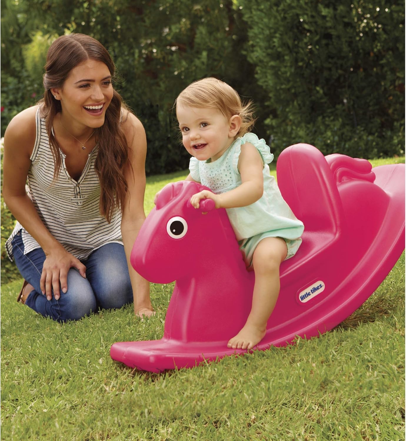 little tikes rocking horse magenta