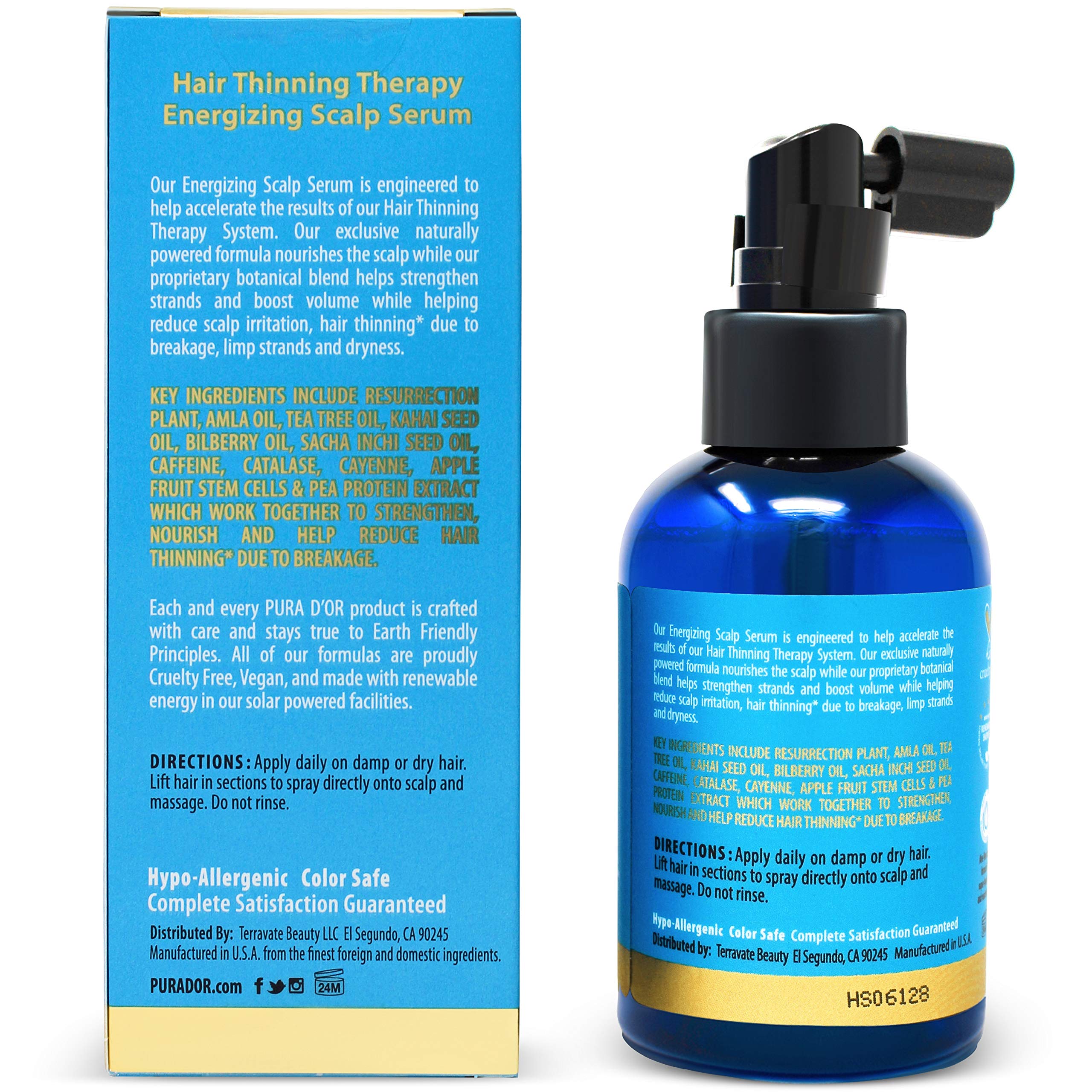 Pura D Or Hair Thinning Therapy Energizing Scalp Serum