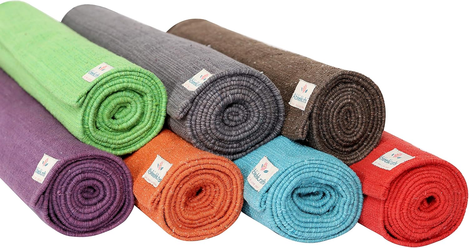 anti skid cotton yoga mat