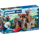 Playmobil | Knights | Large Lion Knights Castle | Castle with Drawbridge, Cannons &amp; Trapdoor | Knights Castle Toy for Children Aged 4+ | 72112